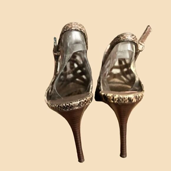 WORTHINGTON Brown/Tan 4” Slingback Heels / SZ: 9M / NWT in original box - Picture 6 of 12